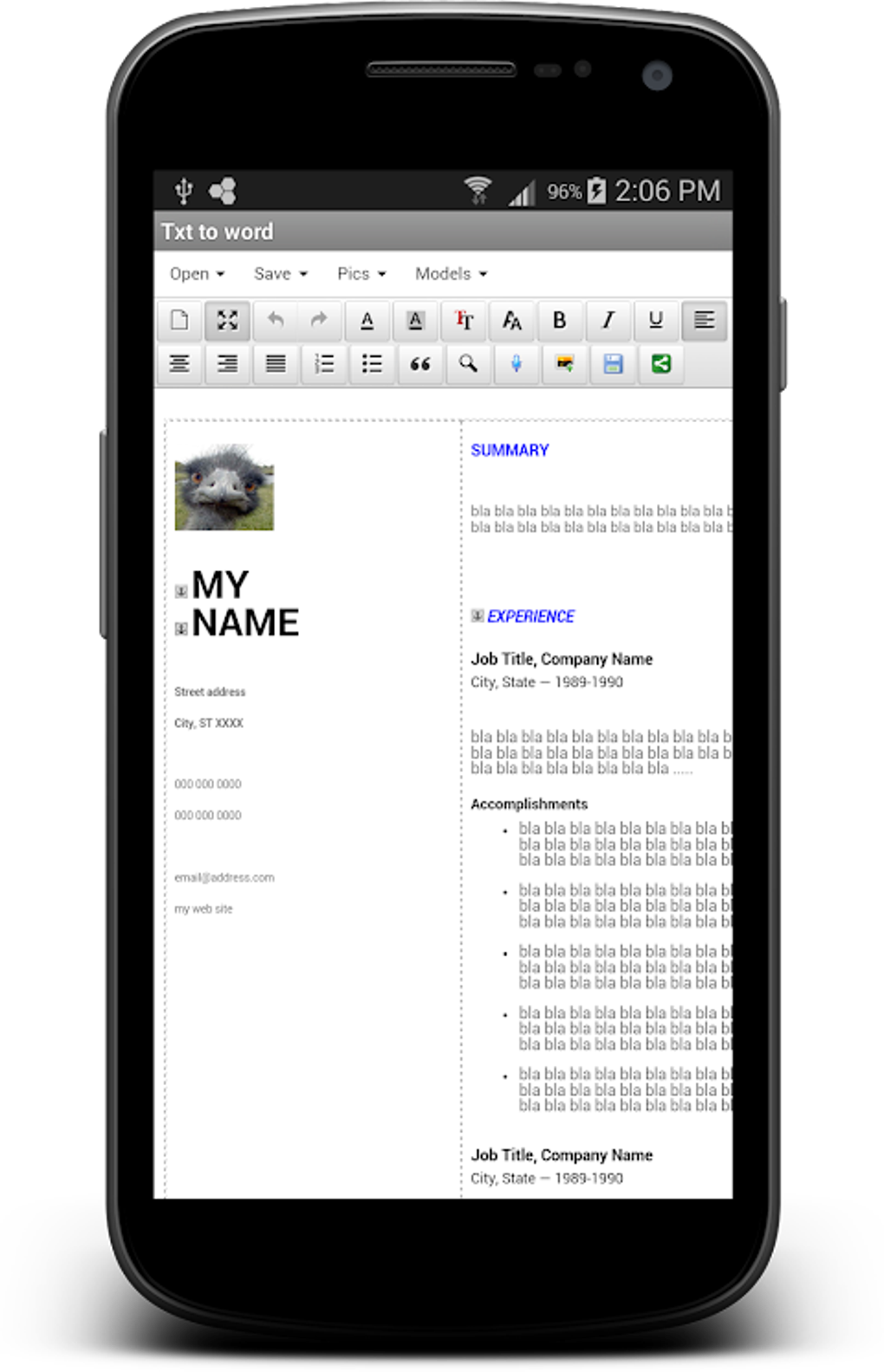 Txt to word APK для Android — Скачать