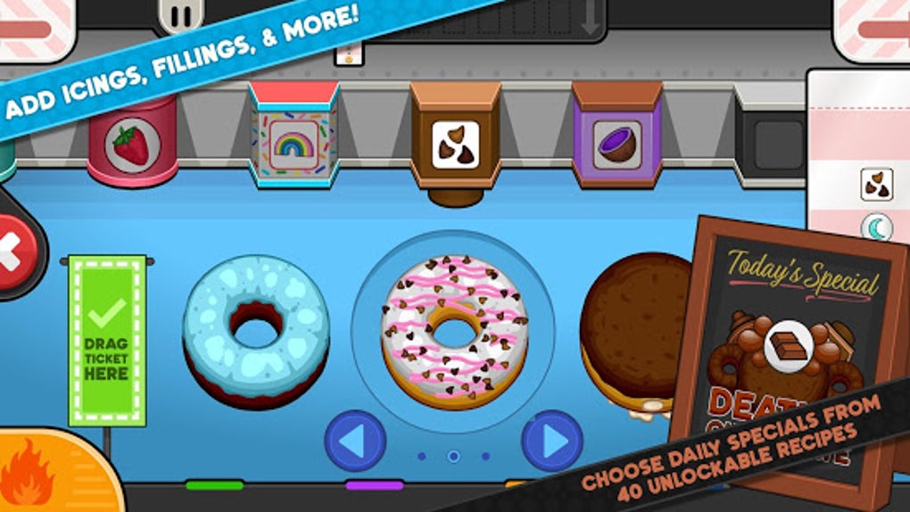 PAPA'S DONUTERIA jogo online gratuito em