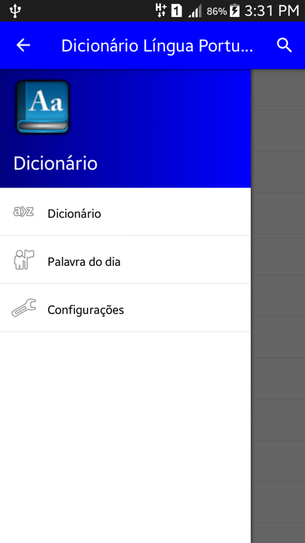 Android Için Dicionário Língua Portuguesa APK - İndir