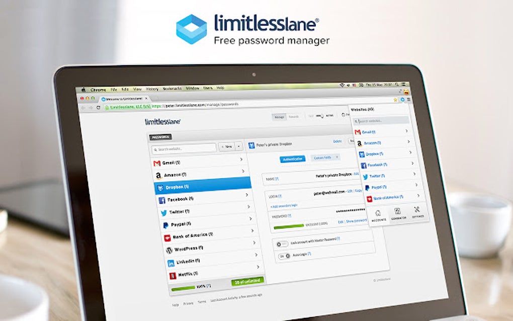 Limitlesslane Free Password Manager For Google Chrome Extension Limitlesslane free password manager for google chrome extension