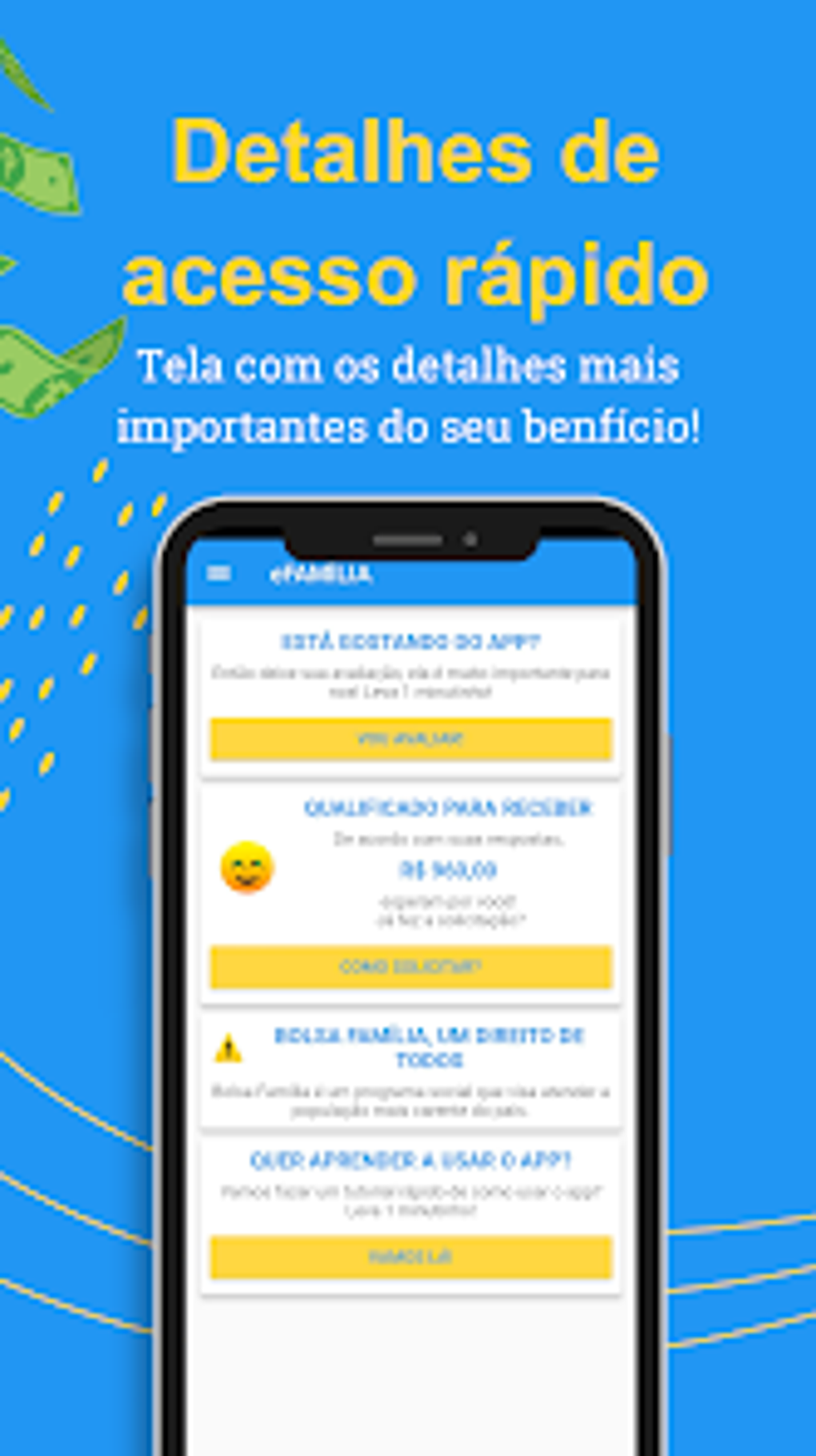 eFAMÍLIA - Guia Bolsa Família для Android — Скачать