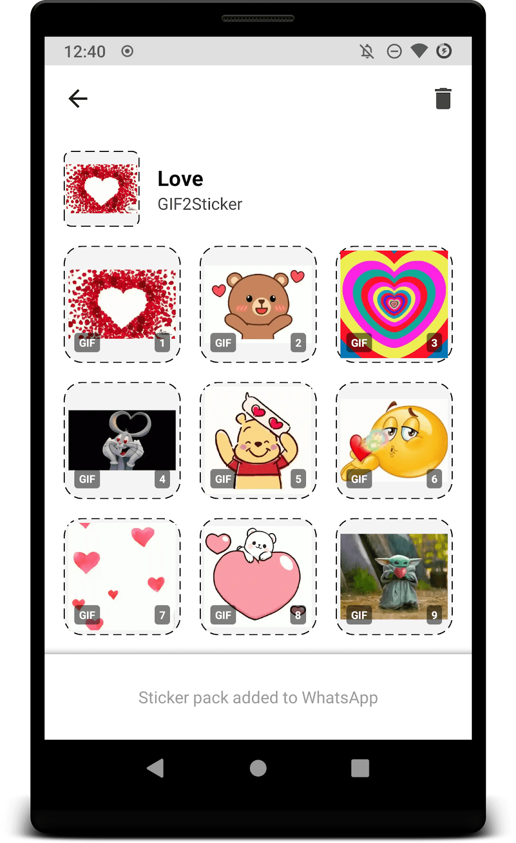 GIF2Sticker - Animated Sticker Maker for WhatsApp for Android - Download