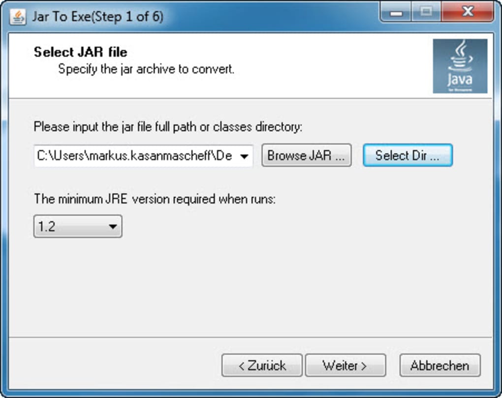 Jar2Exe 2.5.3 Free Download with Crack