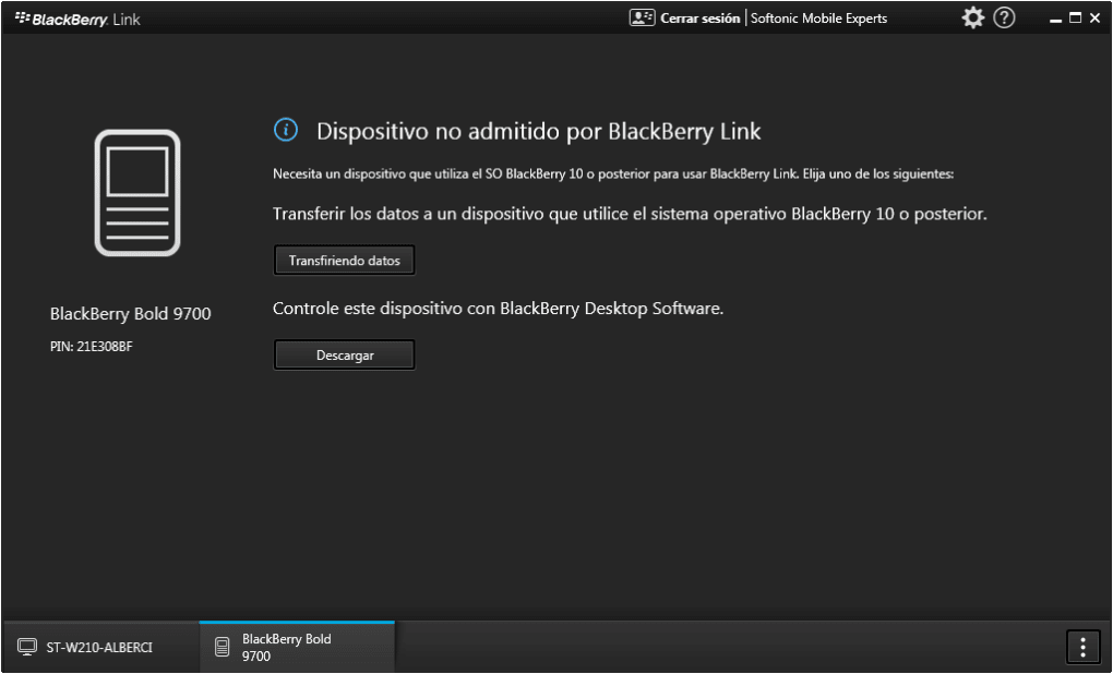 latest version of blackberry link for windows 10