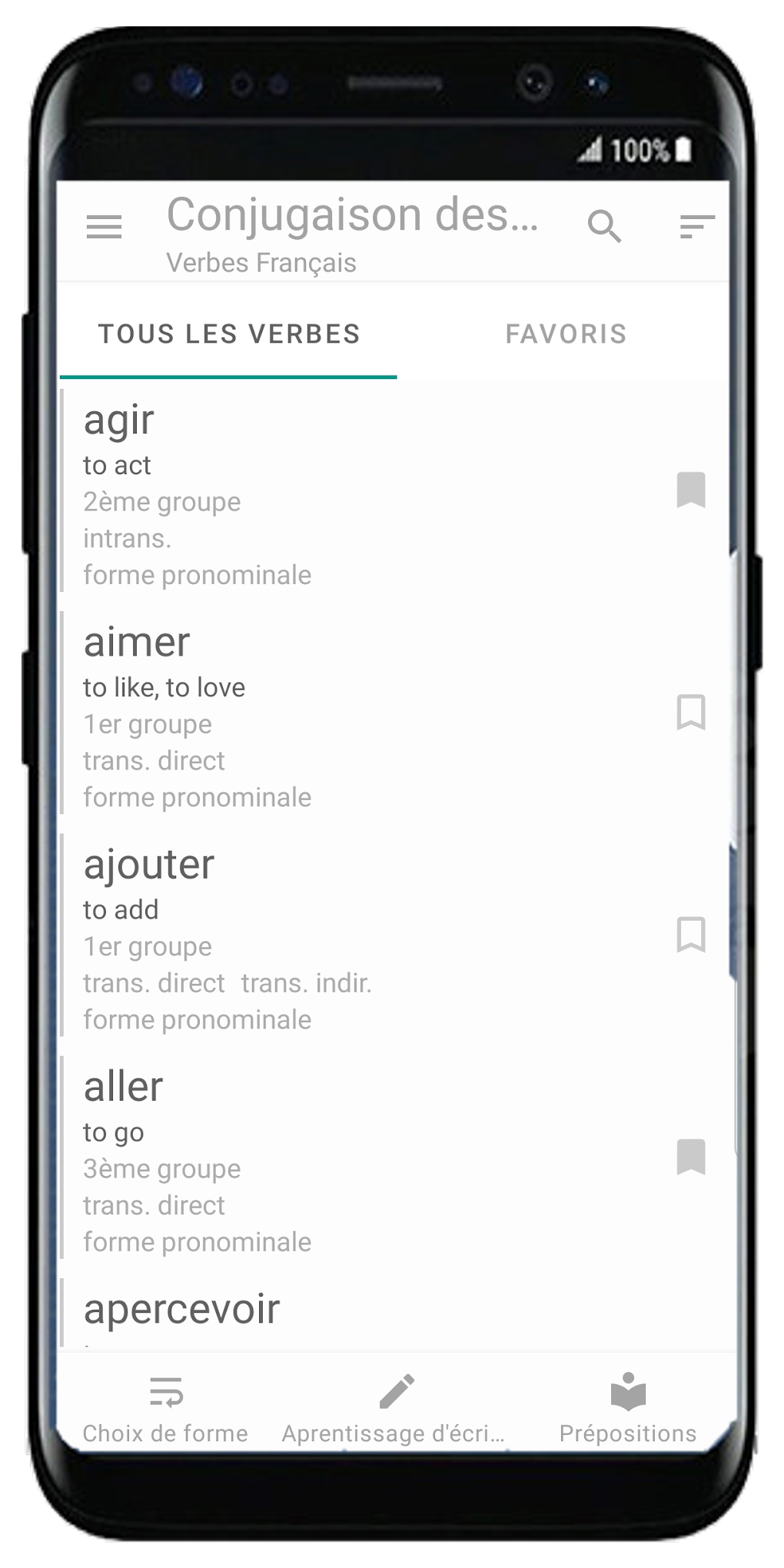 Conjugation of French Verbs - Learn French Verbs APK для Android — Скачать