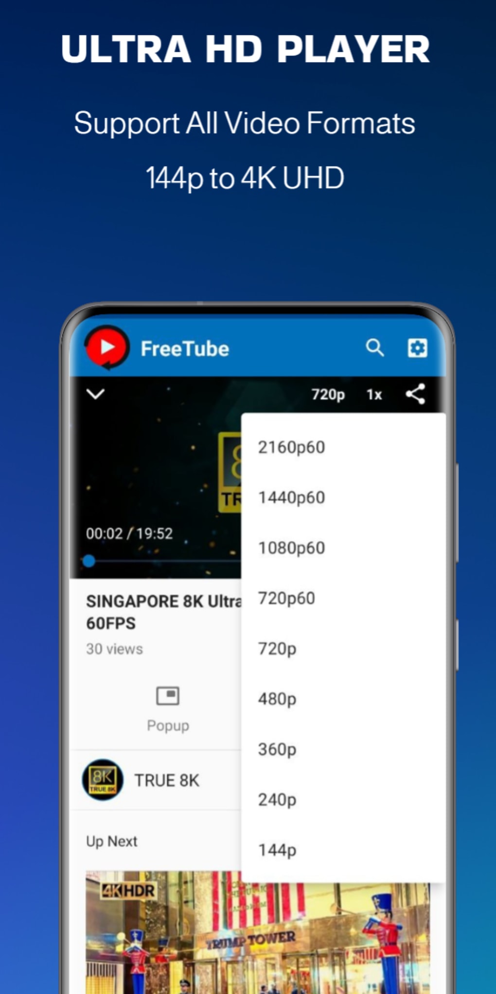 download the new version FreeTube 0.19.1