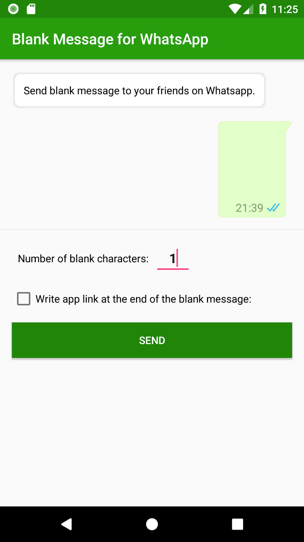 Blank Message For WhatsApp WhatsBlank APK Para Android Descargar