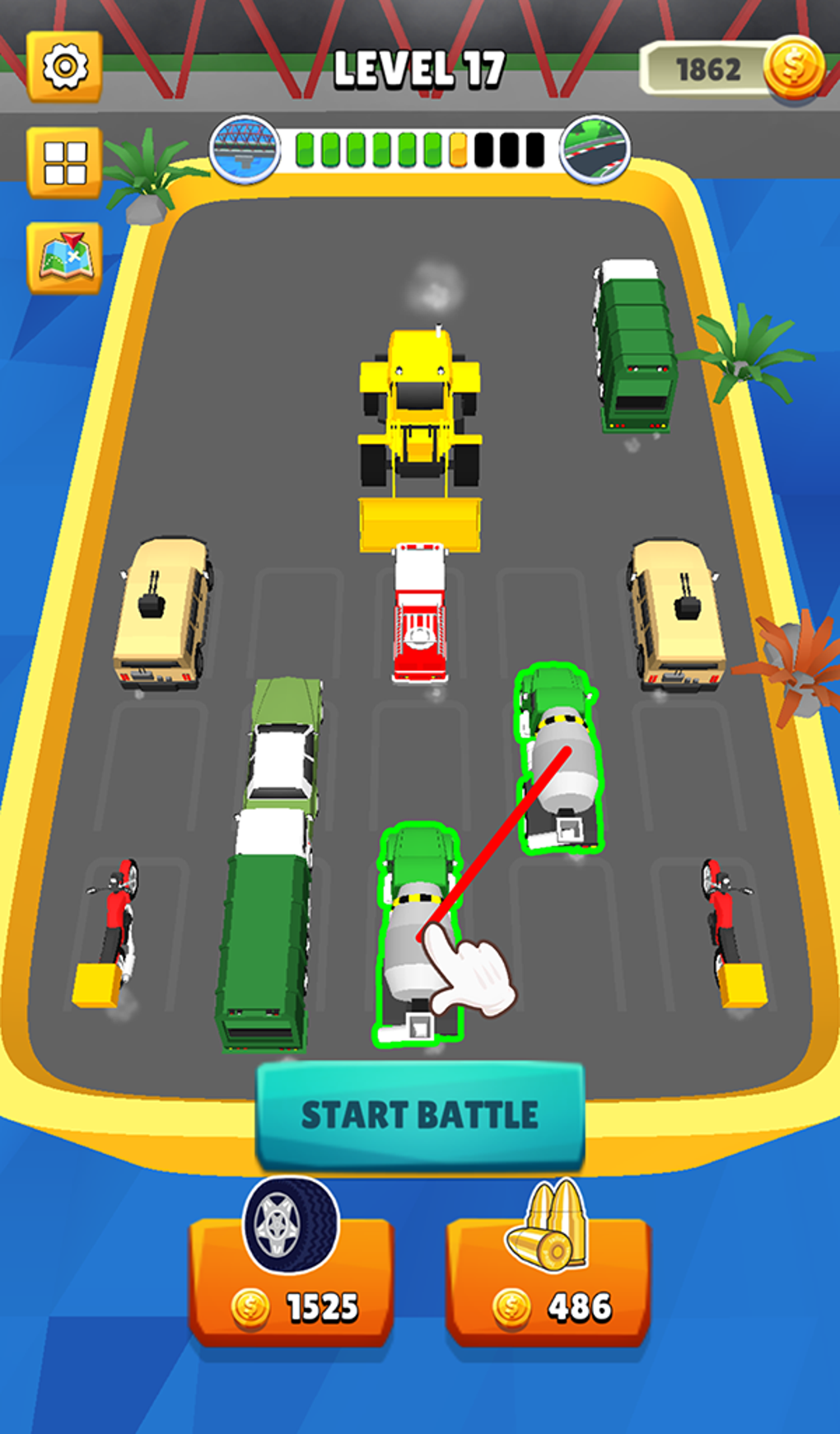 Merge Car Monster Truck Fusion APK для Android — Скачать