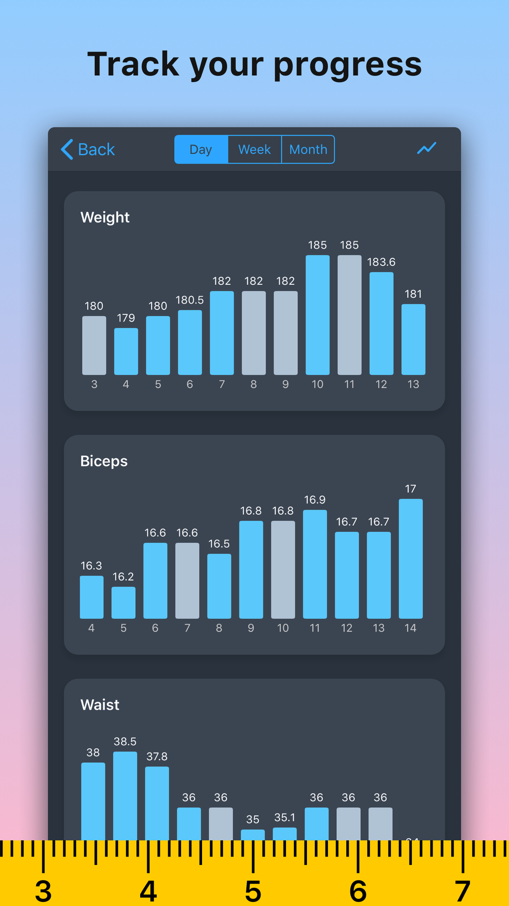 Body tracker Photo measure for iPhone Download