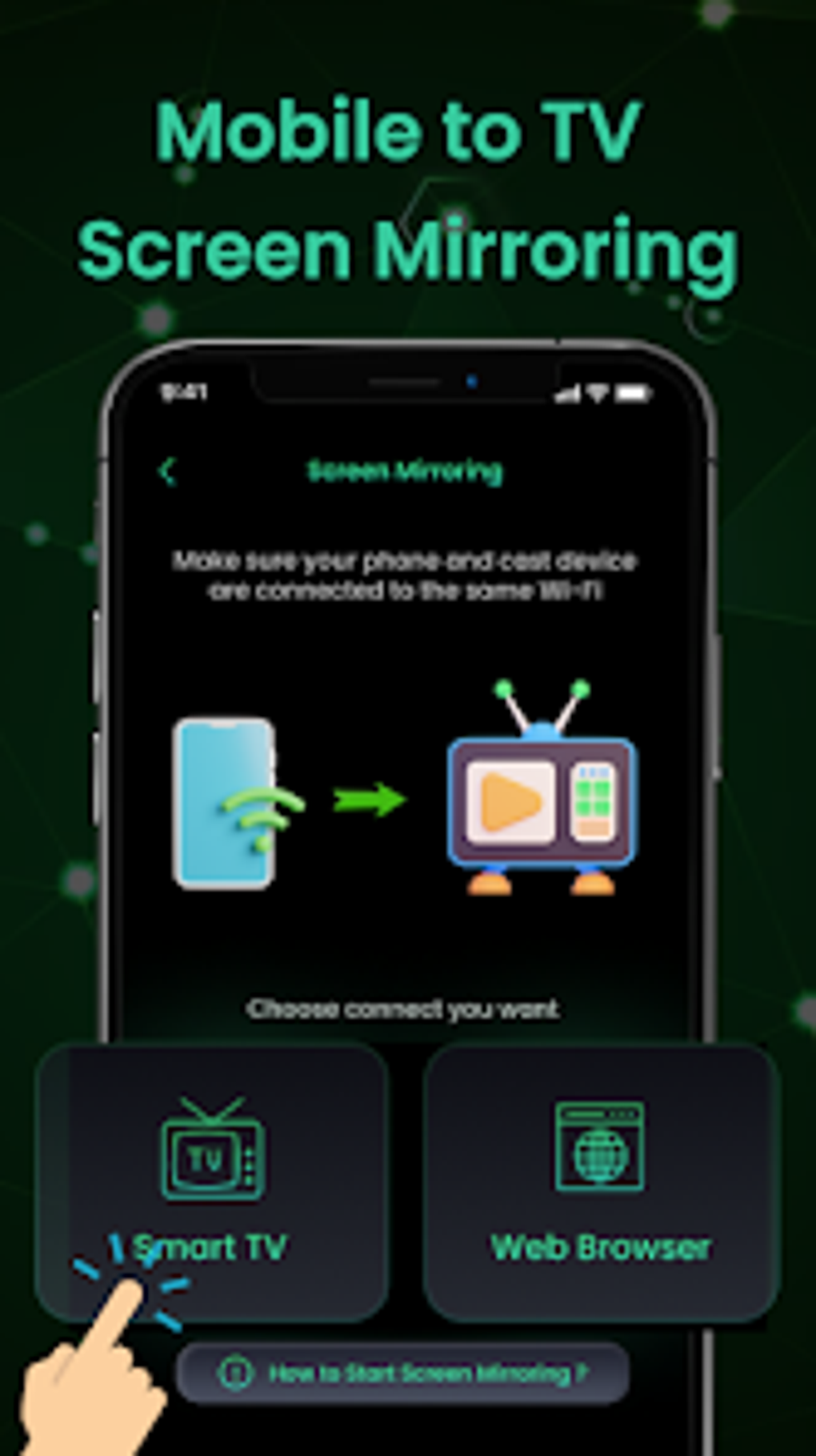 Android için Cast to TV - Screen Mirroring - İndir