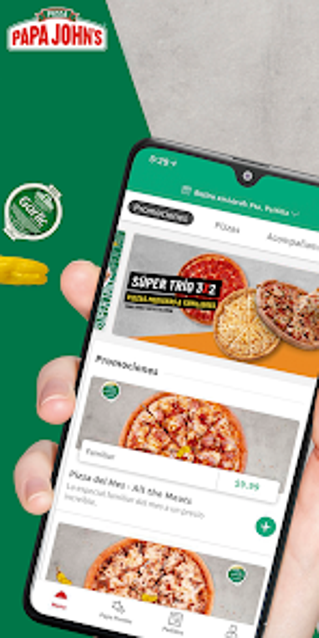 Papa Johns Pizza Panama для Android — Скачать