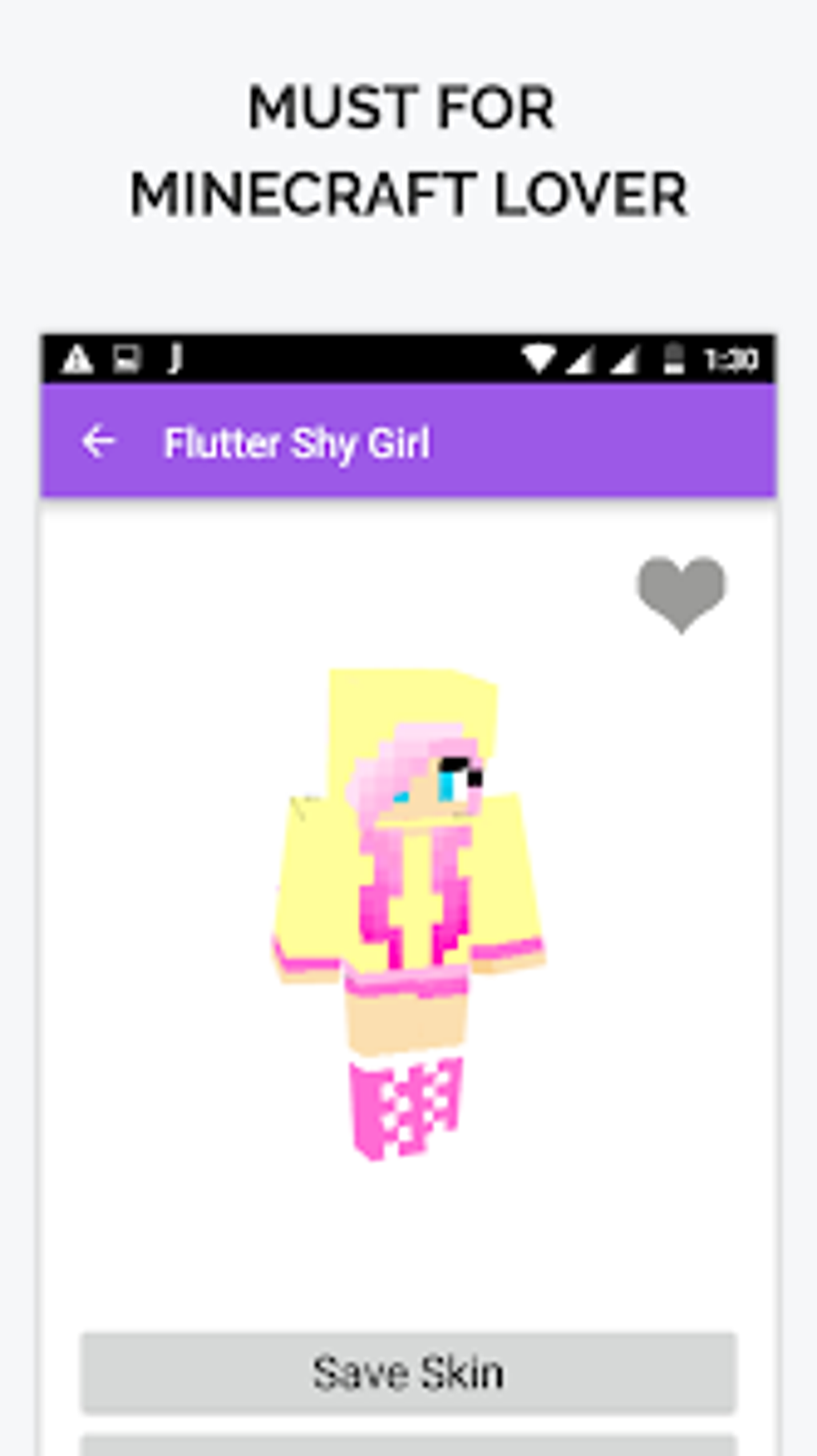 Sweet Pony Skin for Minecraft для Android — Скачать