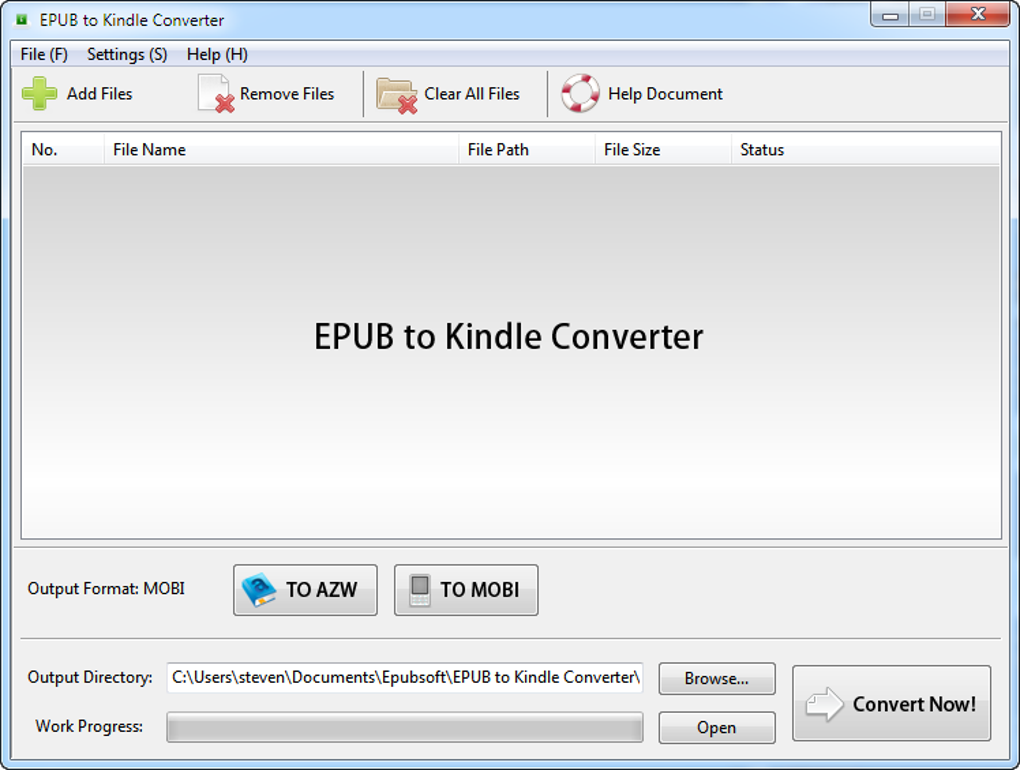 transfer epub to kindle