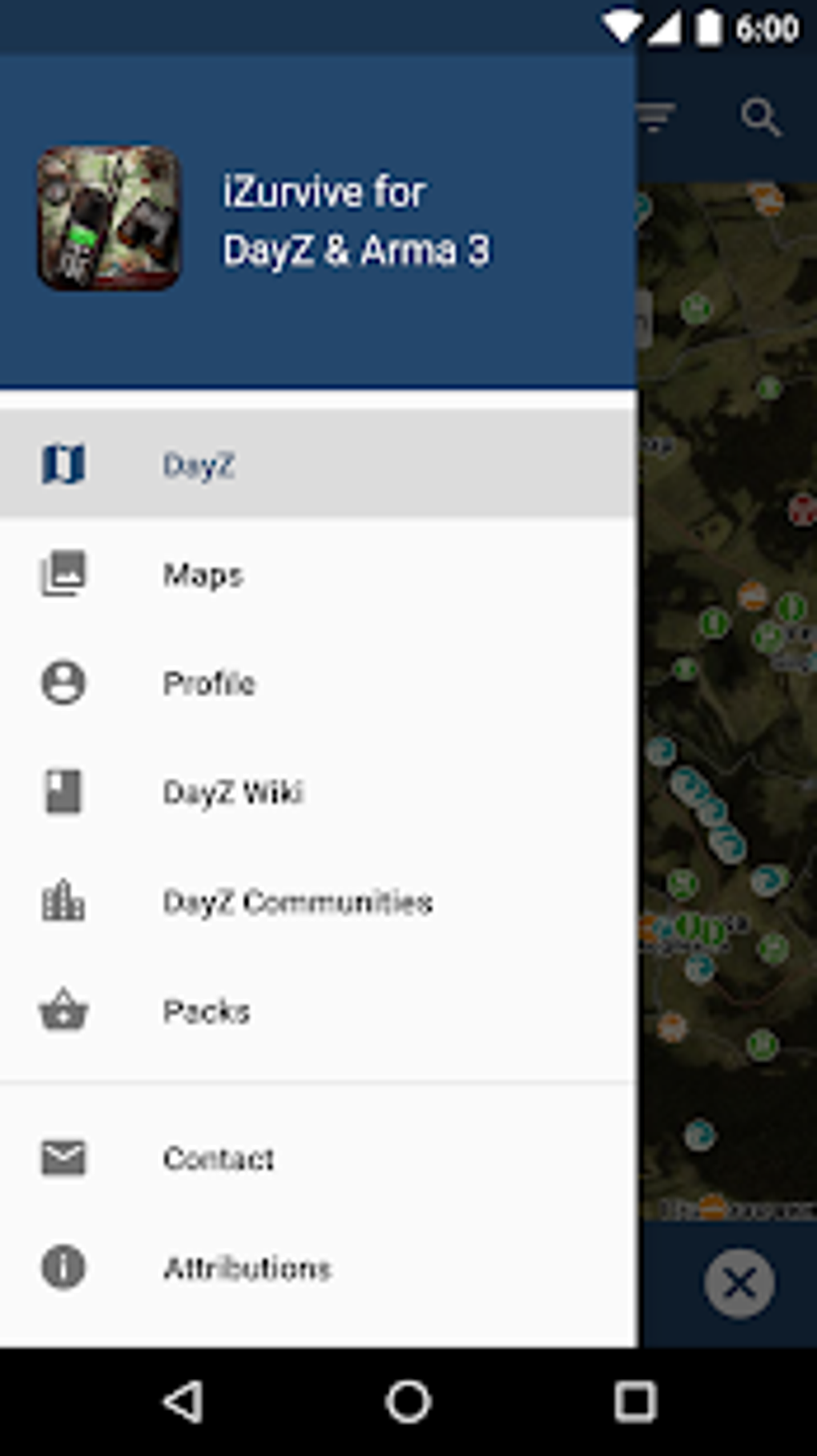 iZurvive - Map for DayZ & Arma for Android - Download