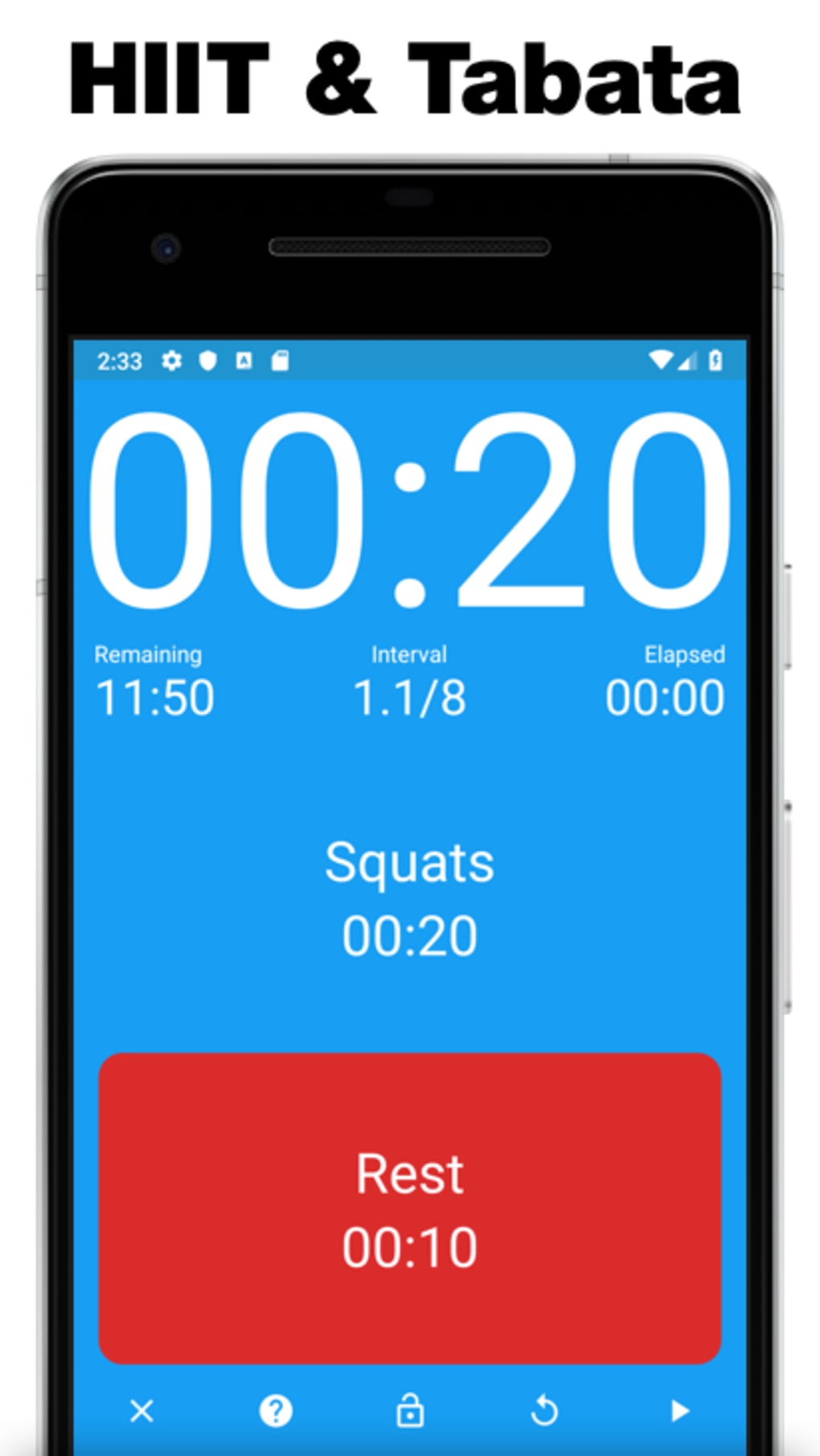zwaartekracht Bestrating Reductor Seconds - HIIT Interval Timer APK for Android - Download