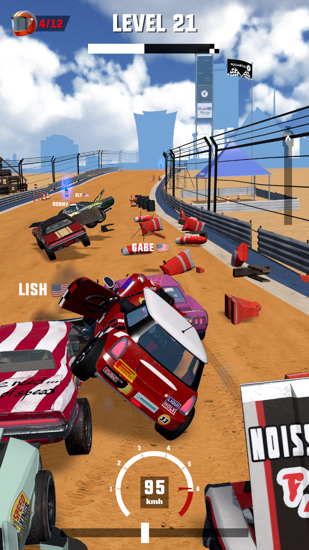 Mad Racing 3D - Crash the Car для Android — Скачать