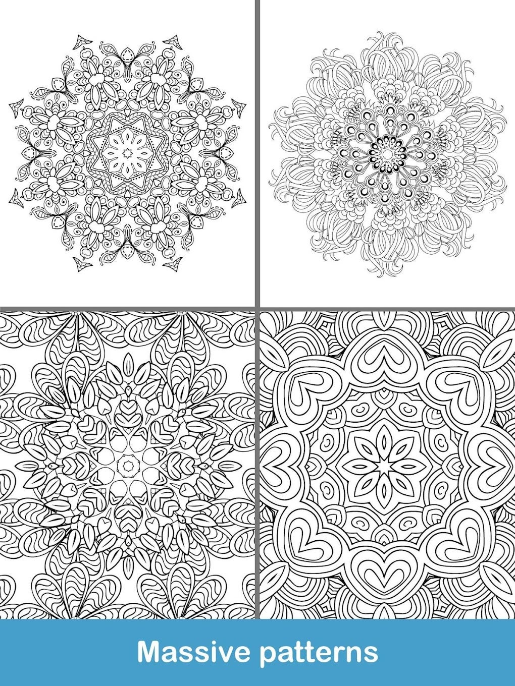 100 Mandala coloring pages APK para Android Descargar