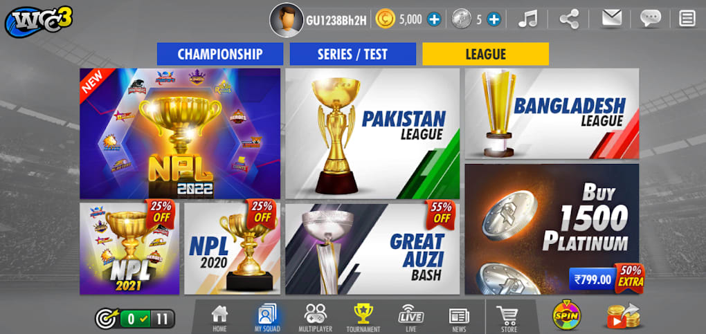 Download World Cricket Championship 3 on PC with MEmu