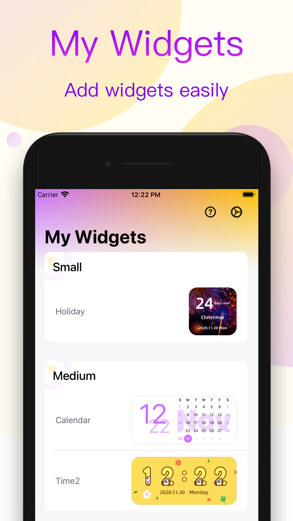 My Widgets - Widget Themes for iPhone - Download