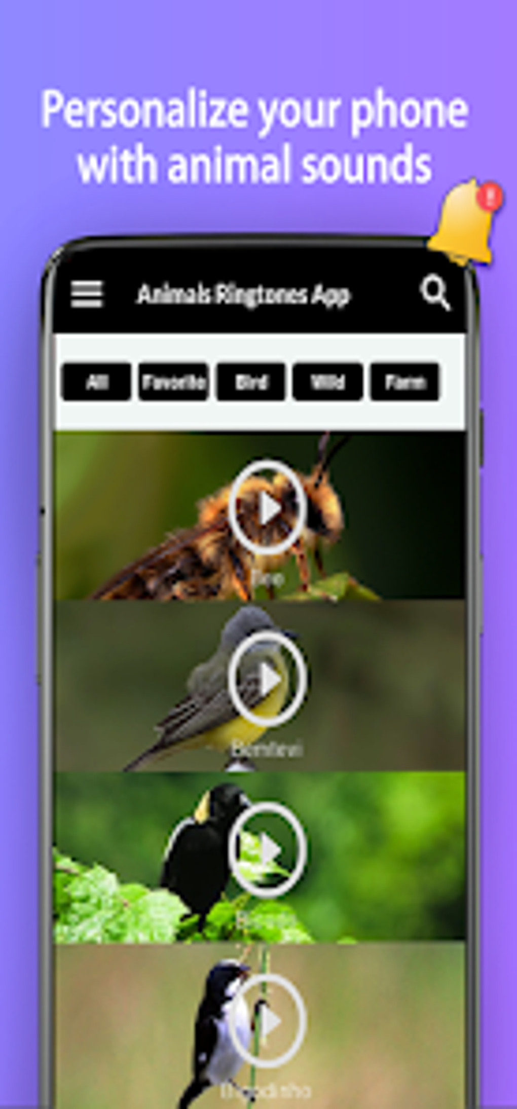 Animals: Ringtone для Android — Скачать