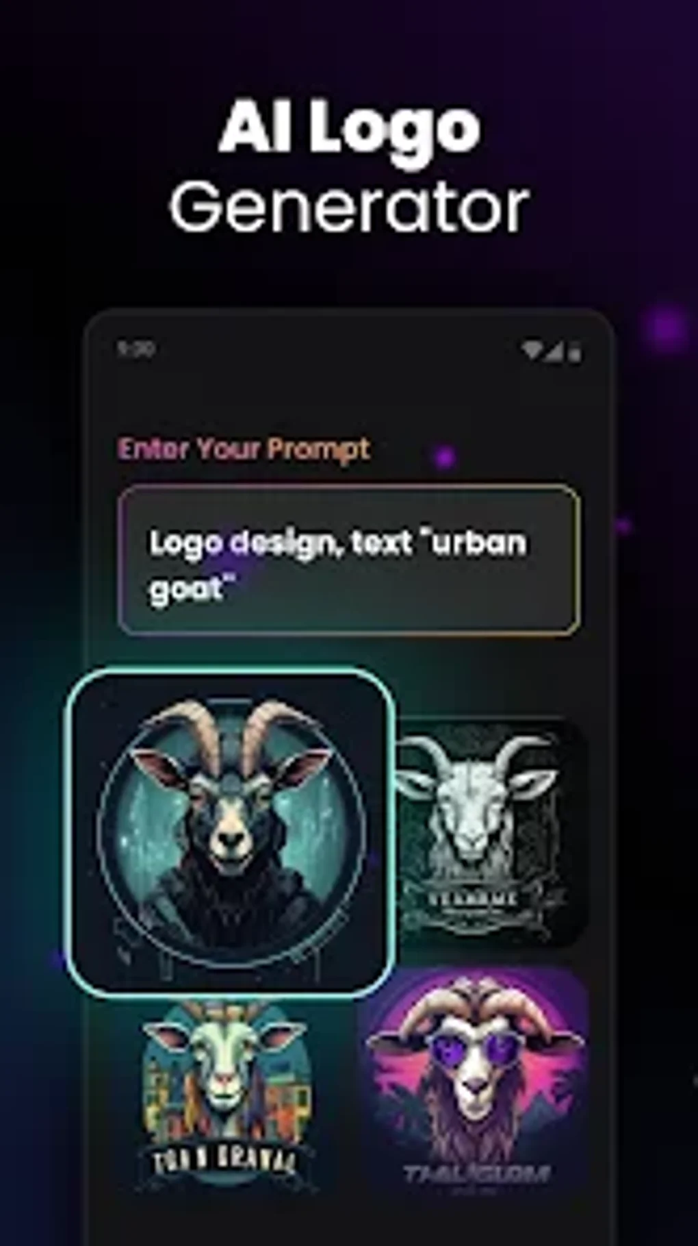 Android Arvin AI Logo Maker 