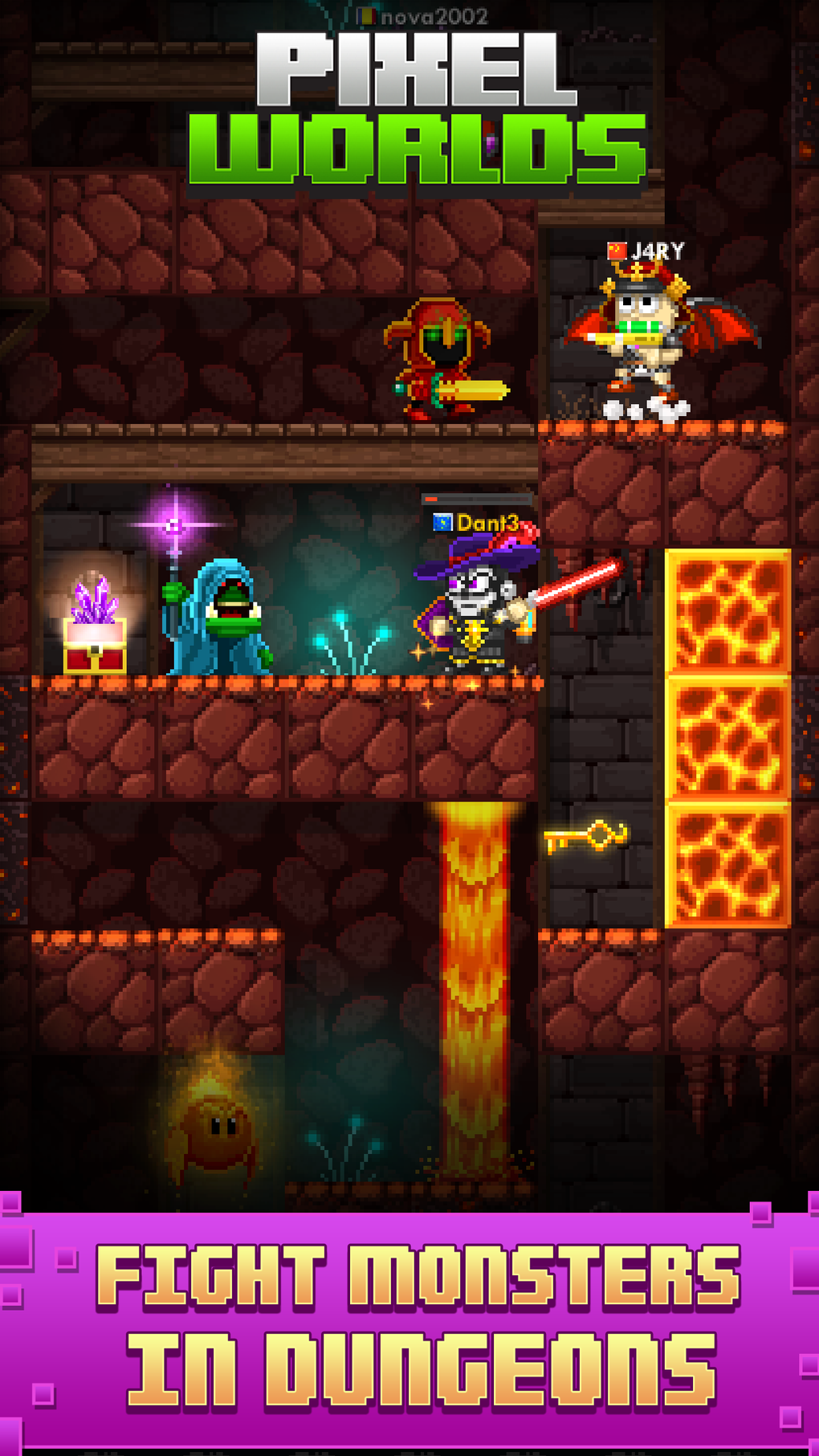 Pixel Worlds MMO Sandbox For IPhone Download