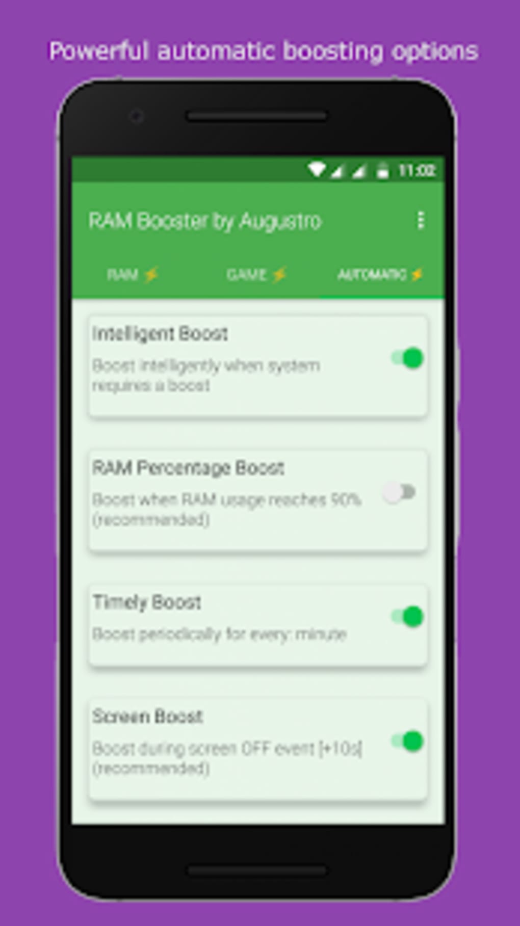 Ram e game booster by augustro apkpure