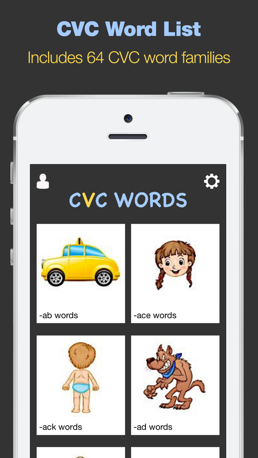 CVC Words - Word Family Games для iPhone — Скачать