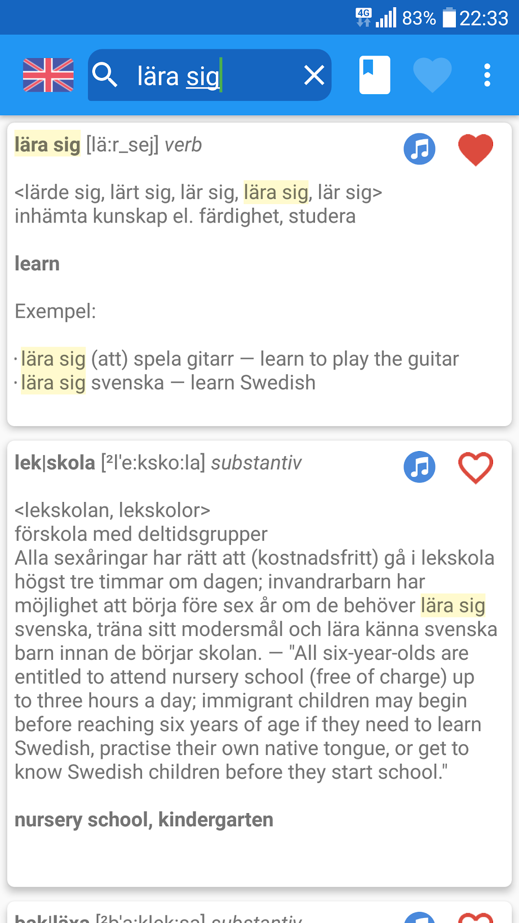 Lexin Offline Svensk Lexikon APK Android 