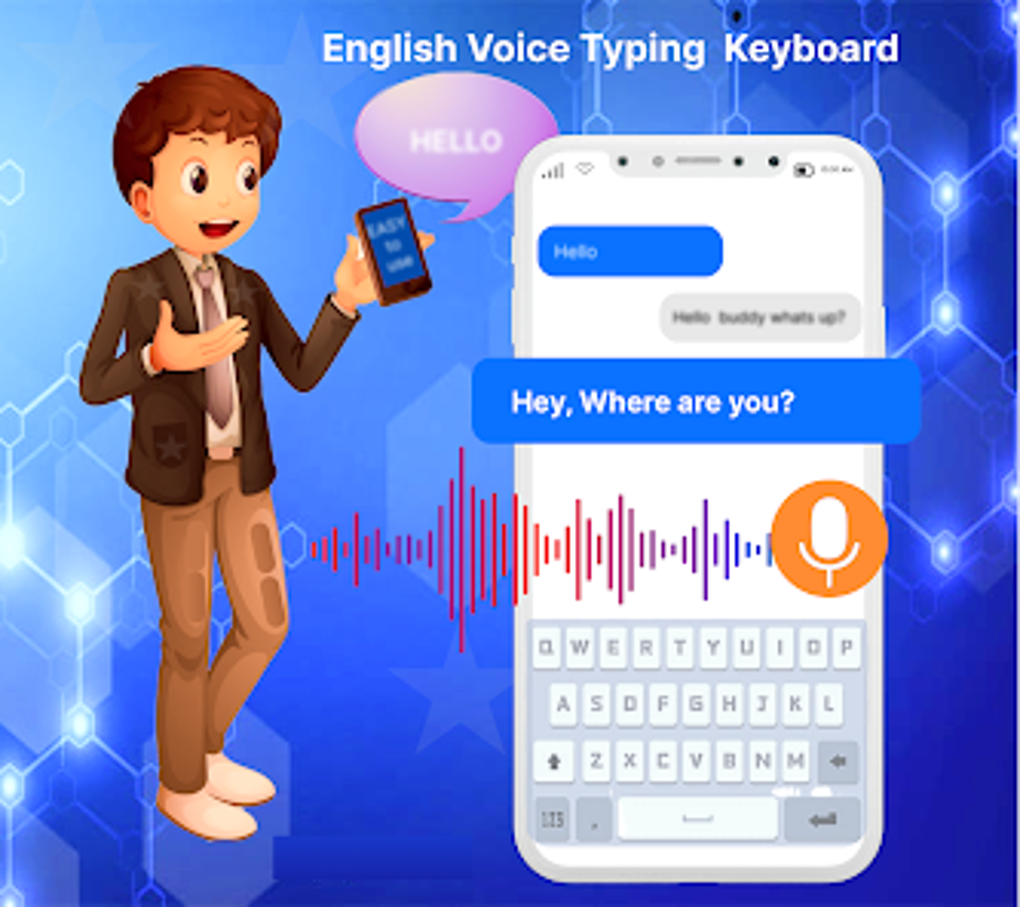 English Voice Typing Keyboard для Android — Скачать