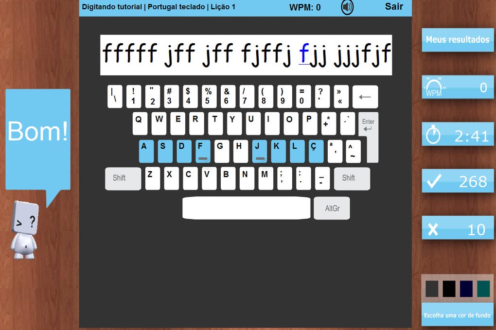 Software Tutor de Digitação Gratuito, Aprenda a Digitar com Prática, Lições  e Jogos