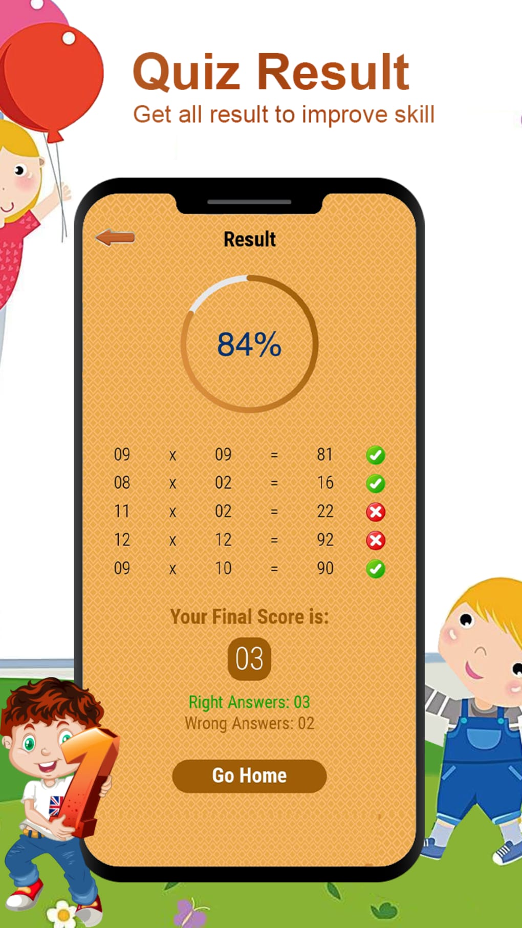 Maths Quiz Math test: Maths Tables for Android - Download