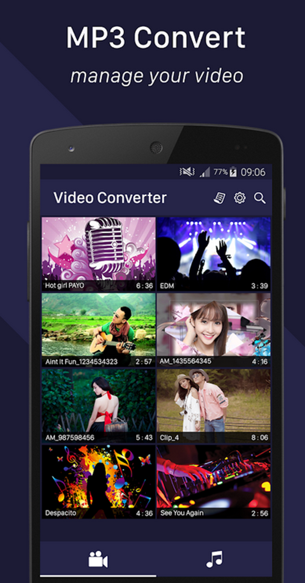 video to mp3 converter android