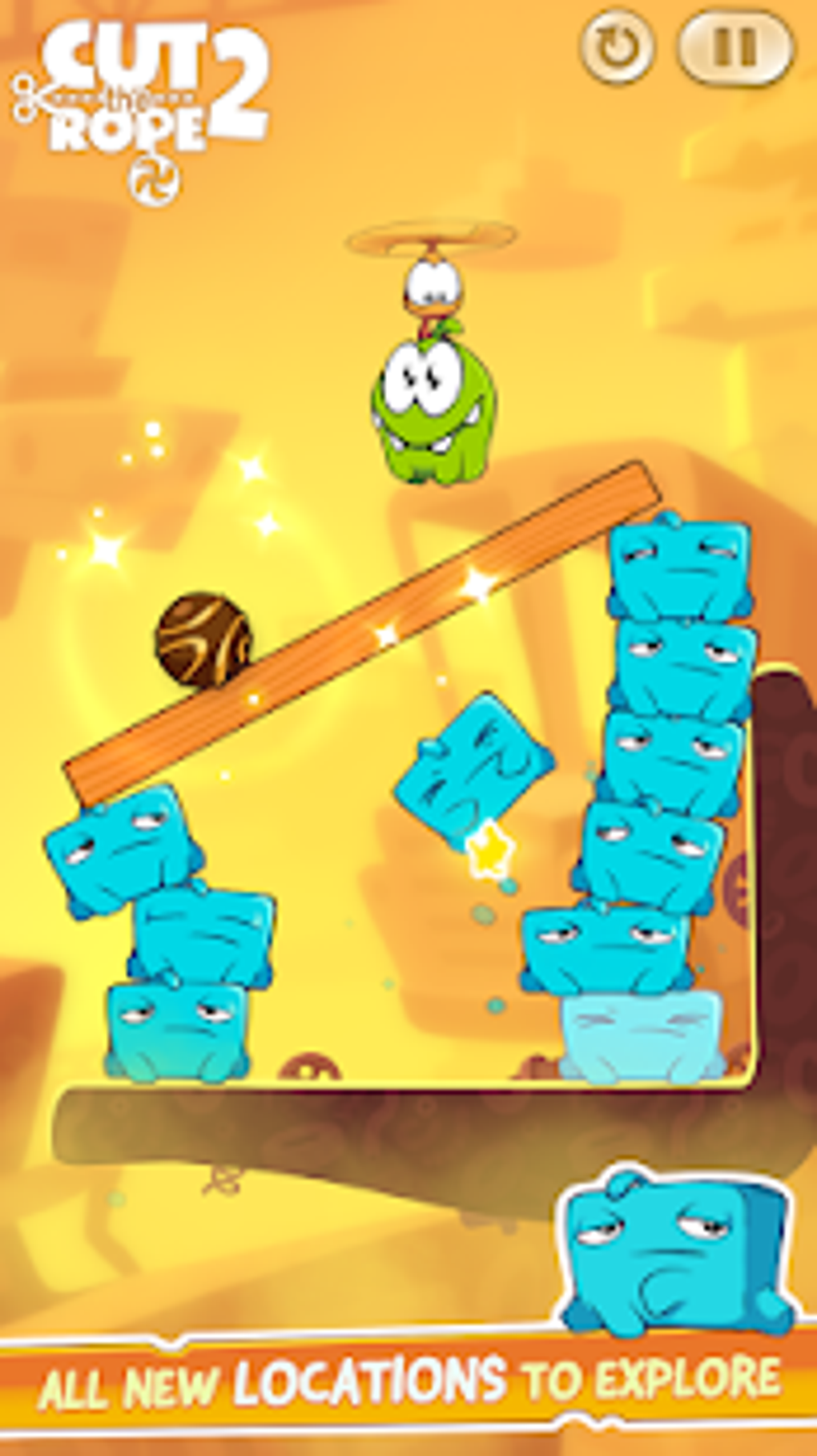 Cut the Rope 2 GOLD APK + Mod for Android.