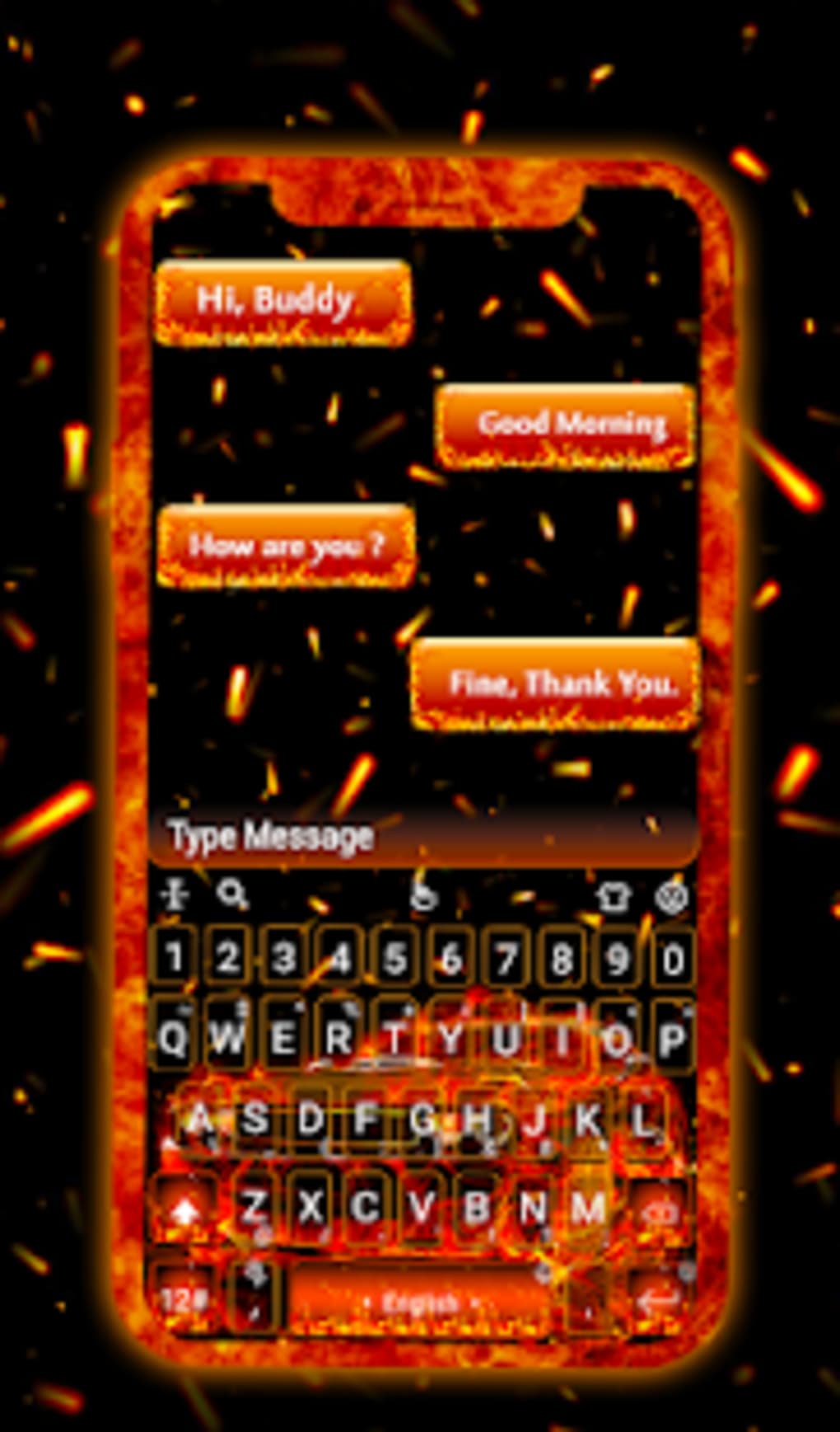 Fire Flaming Car Keyboard Theme for Android Download