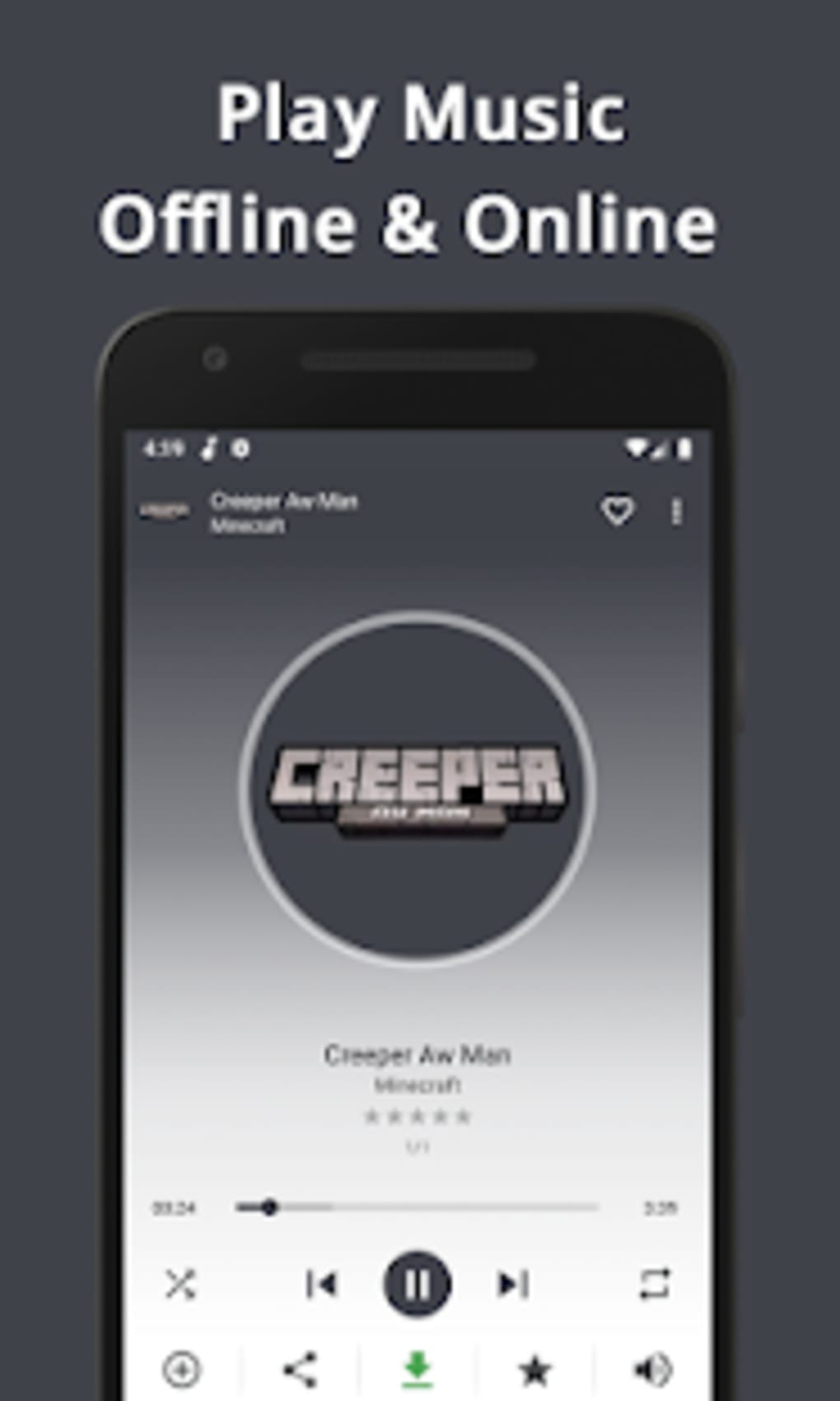 Creeper Aw Man Parody Song Of Minecraft Lyrics For Android Download