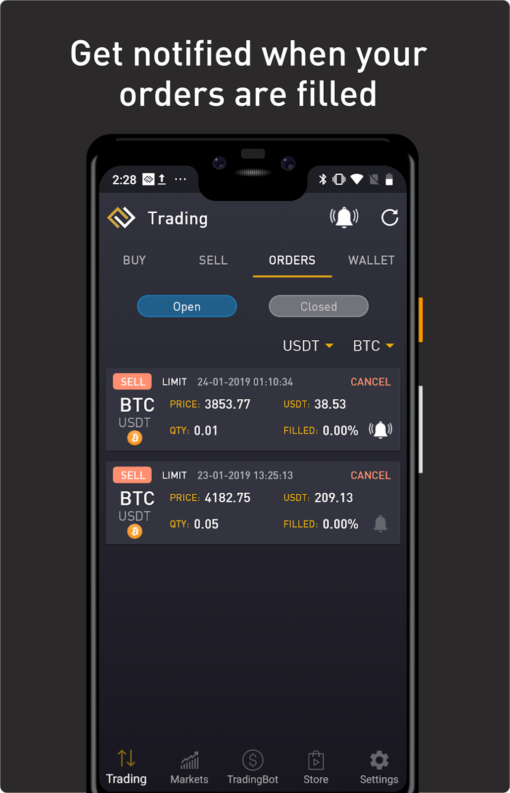 ProfitTrading For Binance - Trade much faster для Android — Скачать