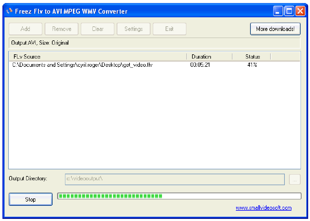 Save converter. FLV. MPEG 3.