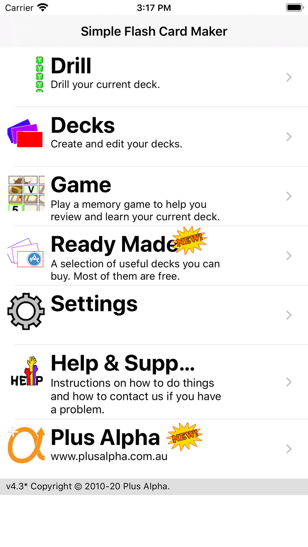 Simple Flash Card Maker per iPhone - Download