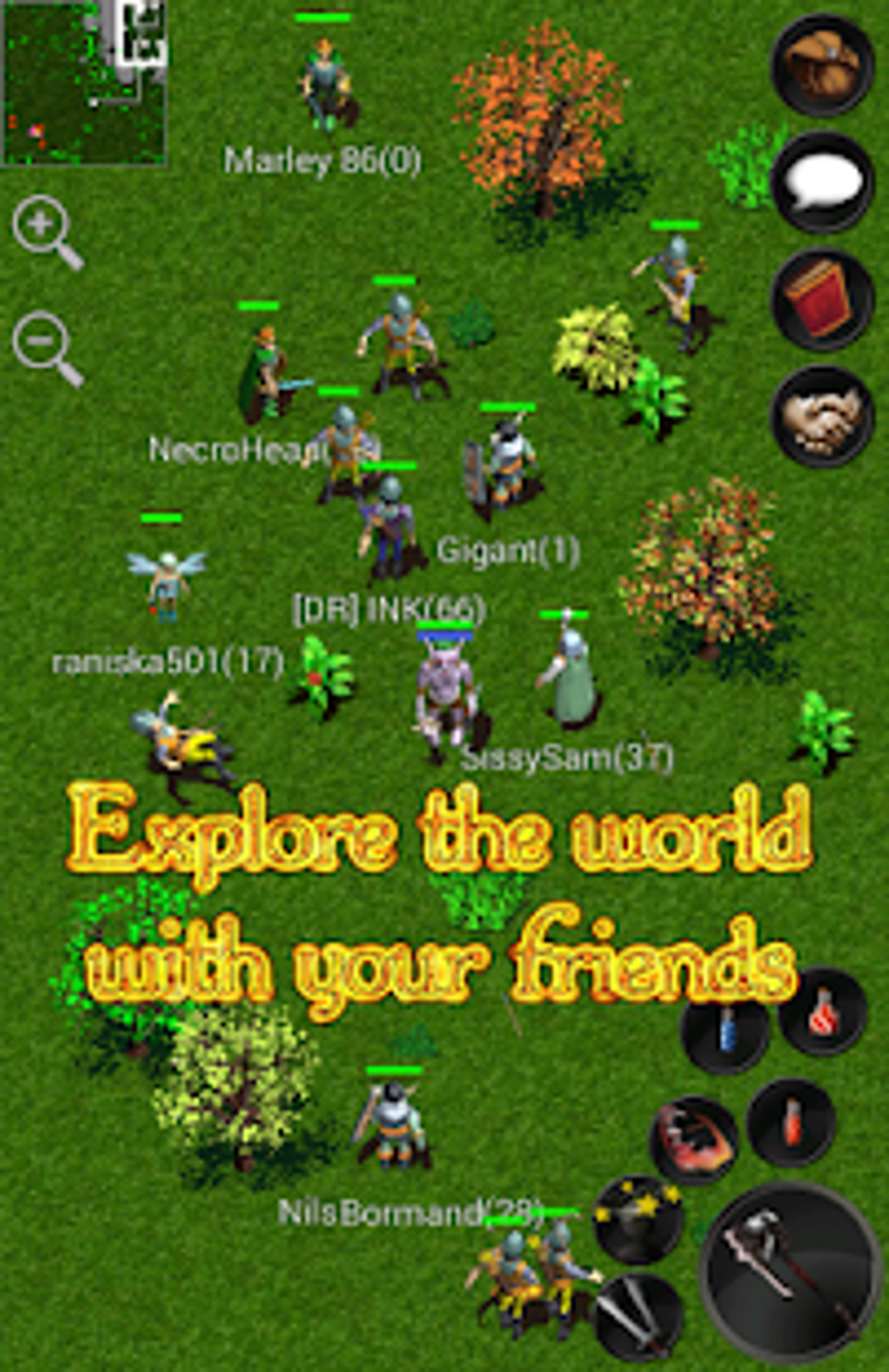 Forgotten Tales MMORPG Online для Android — Скачать