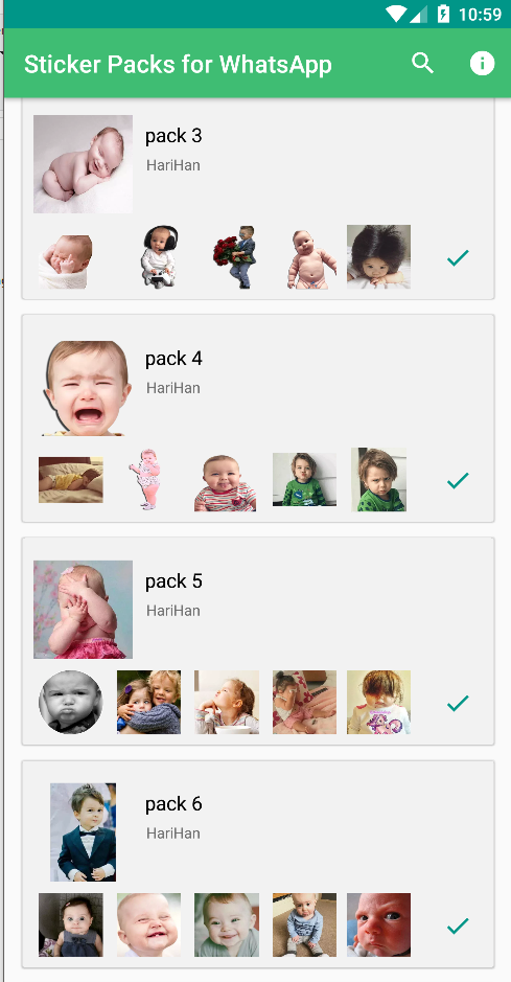 Cute Babies Stickers For Whatsapp For Android - Download