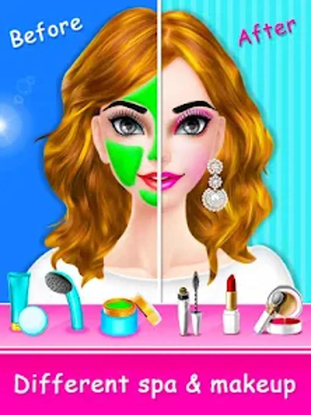 Cheerleader Makeup Salon Games для Android — Скачать