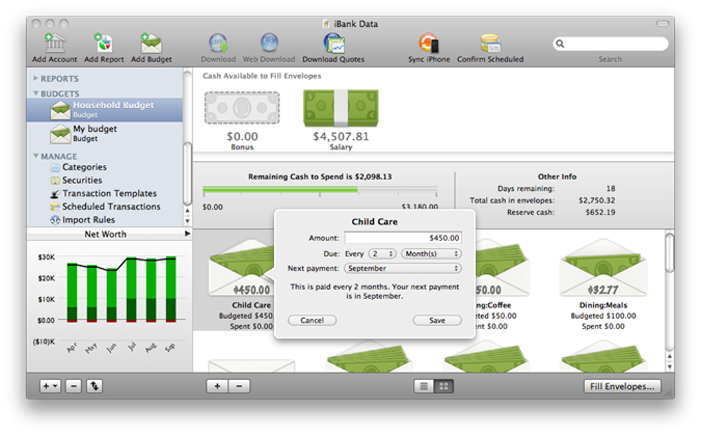 ibank 5 or quicken for mac