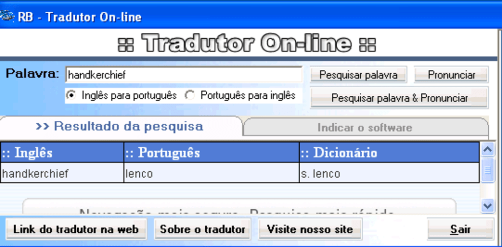 RB Tradutor On-line - Download