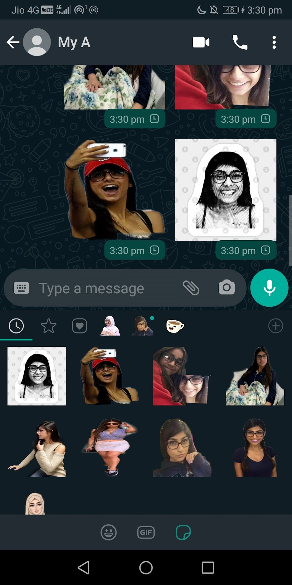 Mia Khalifa Wastickers Para Android Descargar 