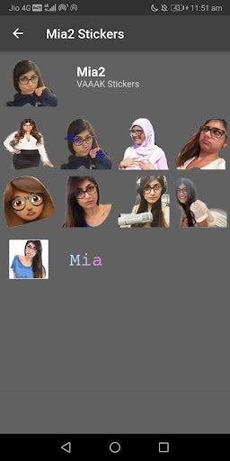 Mia Khalifa Wastickers For Android Download