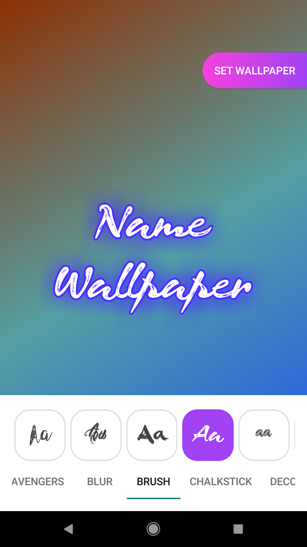 Stylish Name Wallpaper for Android - Download