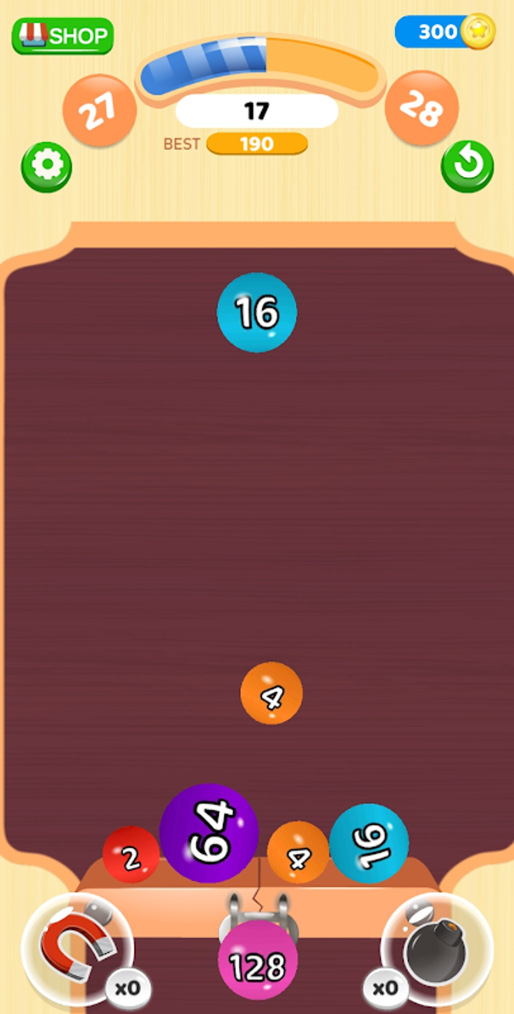 2048 Balls! - Drop the Balls! Numbers Game in 3D для Android — Скачать