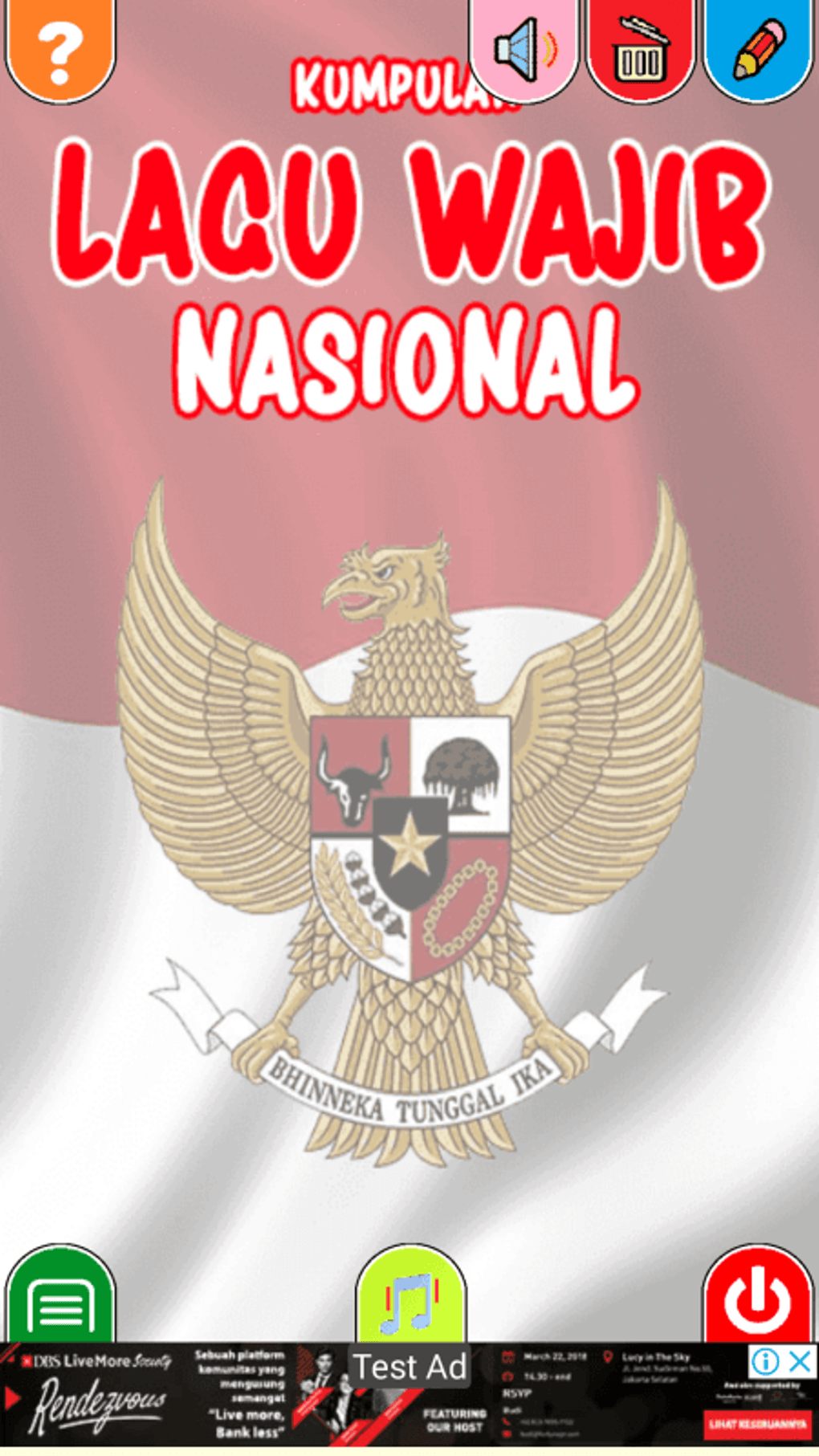 Lagu Wajib Nasional + Not Balok APK para Android - Descargar