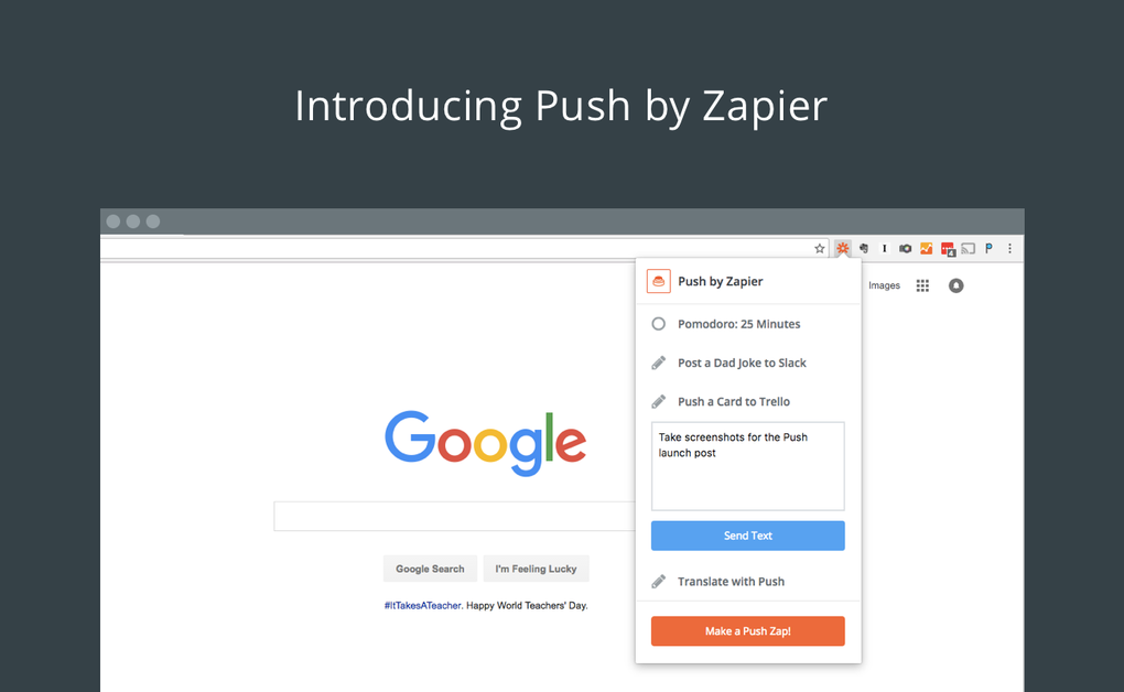 Push by Zapier Online